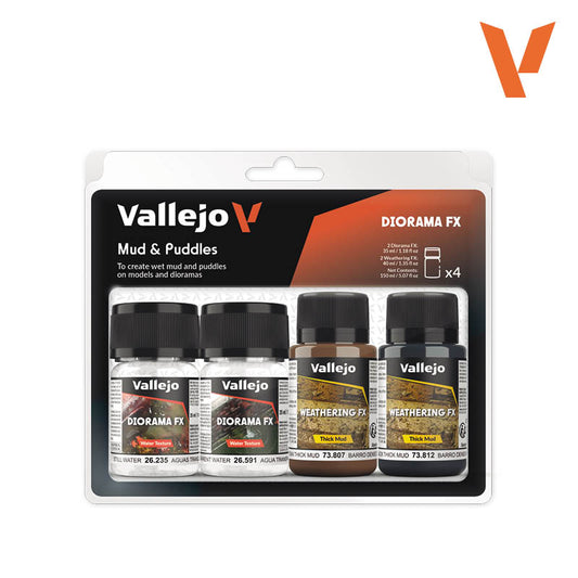 Set de 4 texturas para efectos de Barro y Charcos