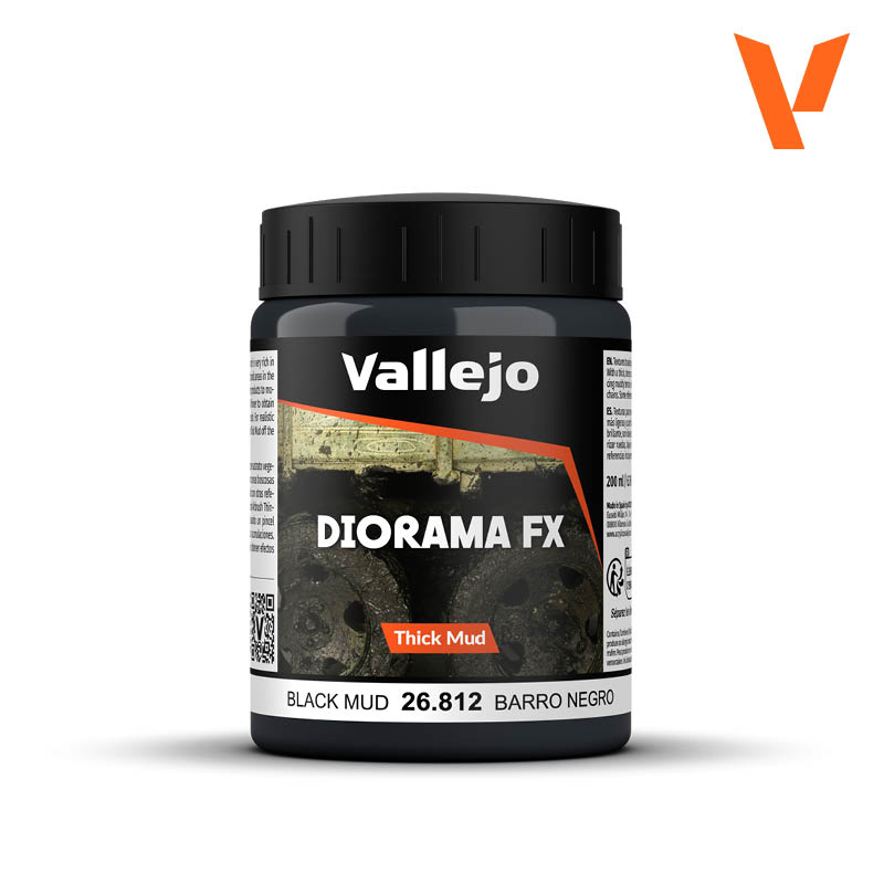 Textura de Barro Negro para diorama