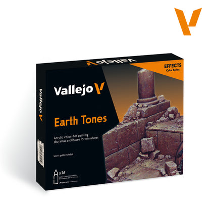 Set de 16 pinturas para Entornos Naturales - Earth Tones