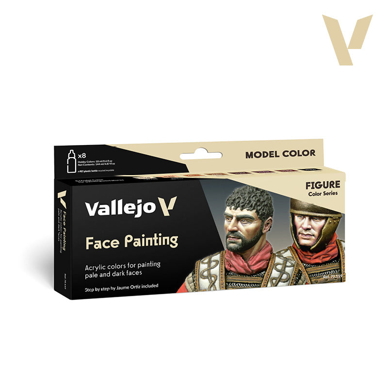Set de 8 pinturas para pintar caras
