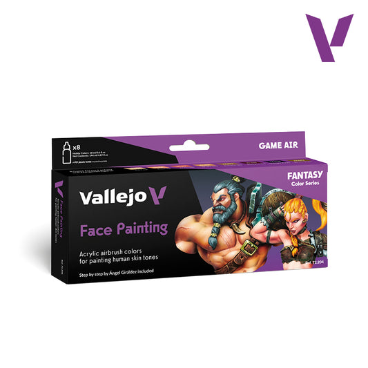Set de 8 pinturas para Pieles Humanas en Miniaturas