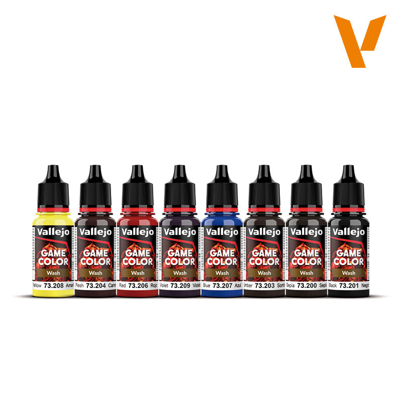 Set de 8 lavados para pintar miniaturas - Game Color Wash (2)