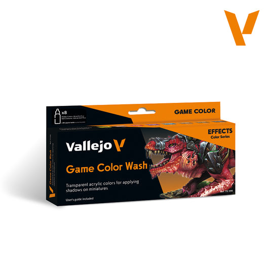 Set de 8 lavados para pintar miniaturas - Game Color Wash