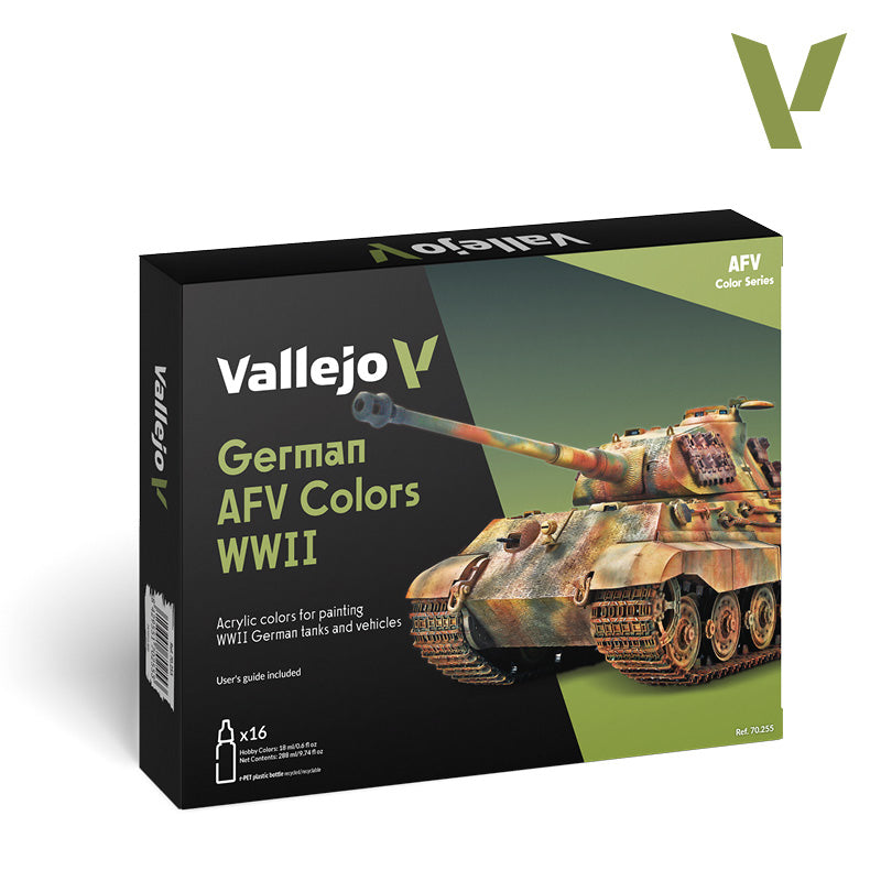 Set de 16 pinturas para blindados alemanes de la WWII