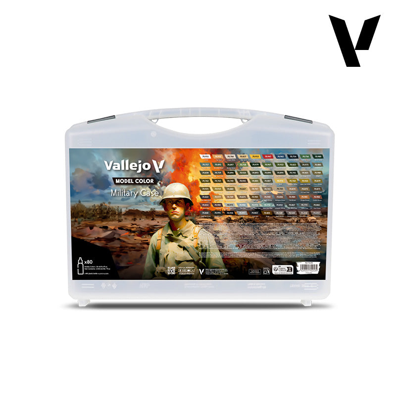 Maletín de 80 colores Military Case