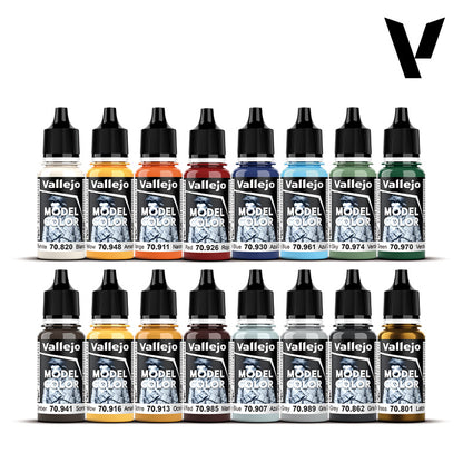 Set de 16 pinturas para barcos de vapor (2)