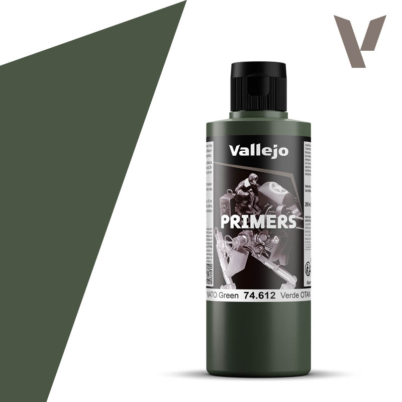 Imprimación Acrílica Mate Verde OTAN - 200 ml