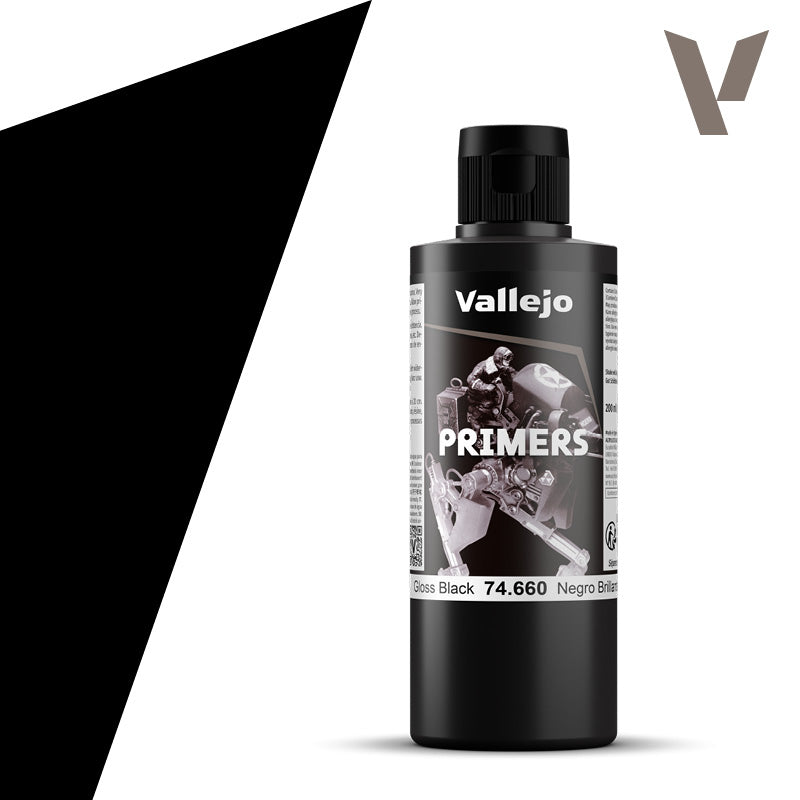 Imprimación Acrílica Mate Negro Brillante - 200 ml
