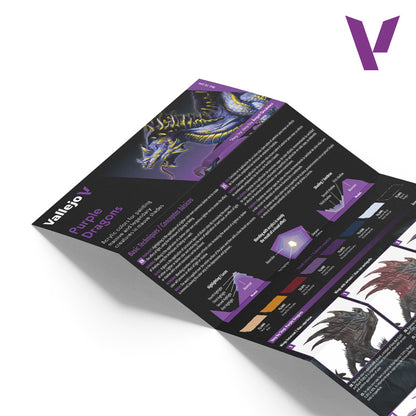 Set de 8 pinturas Purple Dragons (3)