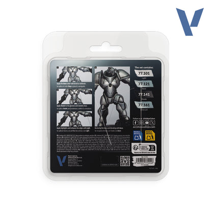 Set Plata de Ley - 4 pinturas metálicas para miniaturas (1)