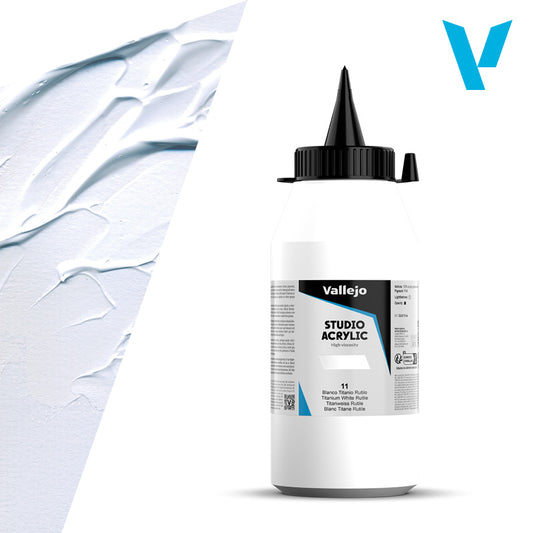 Pintura Acrílica Blanco Titanio Rutilo 1 L - Bellas Artes