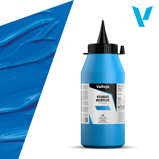 Pintura Acrílica Azul Cyan 1 L - Bellas Artes