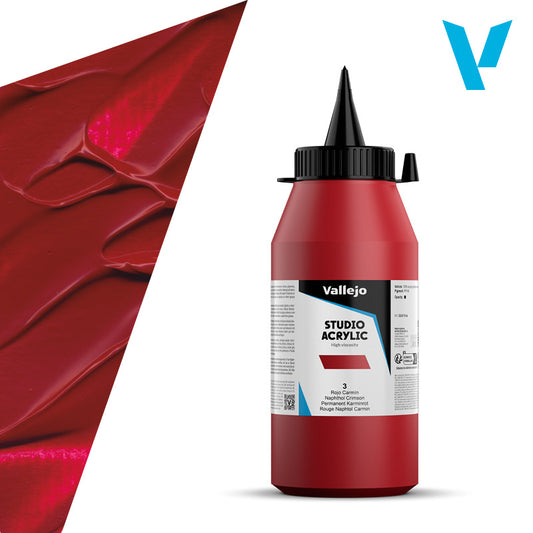 Pintura Acrílica Rojo Carmín 1 L - Bellas Artes