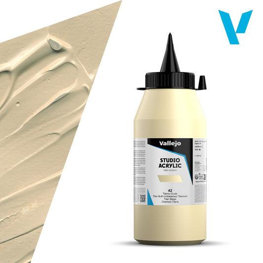 Pintura Acrílica Titanio Crudo 1 L - Bellas Artes