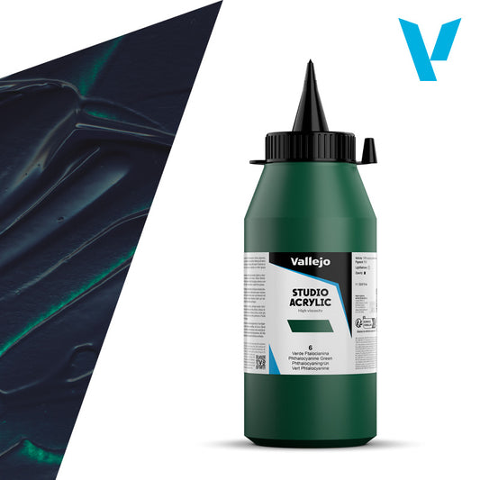Pintura Acrílica Verde Ftalocianina 1 L - Bellas Artes