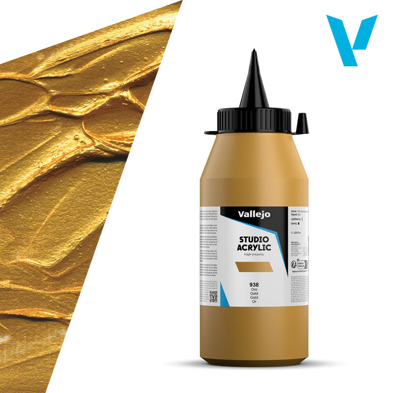 Pintura Acrílica Oro 1 L - Bellas Artes