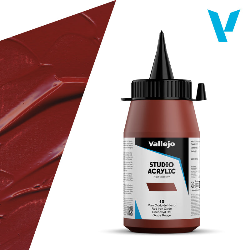 Pintura Acrílica Rojo Óxido de Hierro 500 ml - Bellas Artes