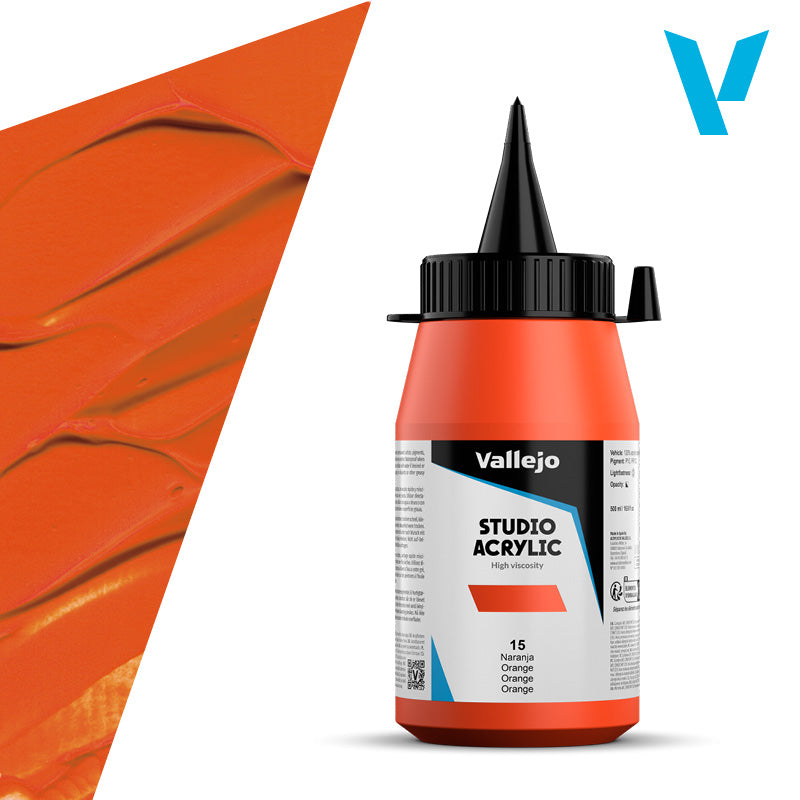 Pintura Acrílica Naranja 500 ml - Bellas Artes