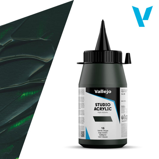 Pintura Acrílica Verde Vejiga 500 ml - Bellas Artes