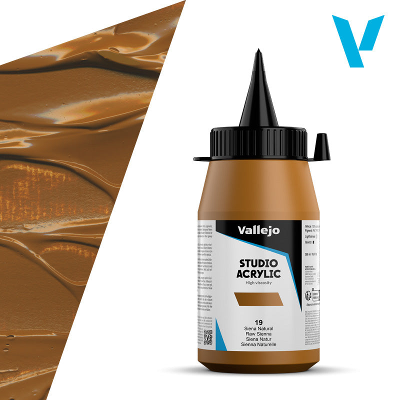 Pintura Acrílica Siena Natural 500 ml - Bellas Artes