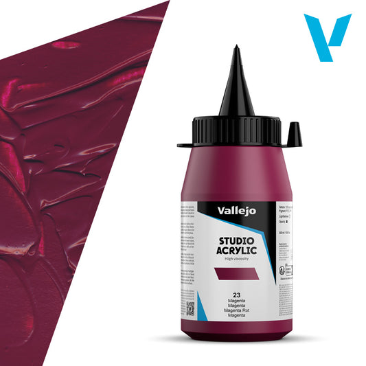 Pintura Acrílica Magenta 500 ml - Bellas Artes