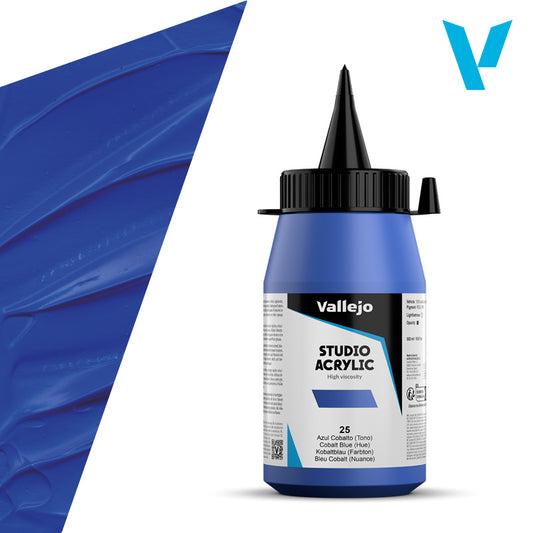 Pintura Acrílica Azul Cobalto (Tono) 500 ml - Bellas Artes