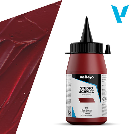 Pintura Acrílica Rojo Garanza 500 ml - Bellas Artes