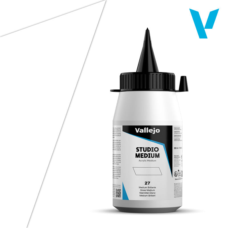 Pintura Acrílica Medium Brillante 500 ml - Bellas Artes