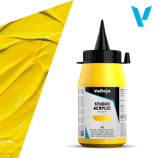 Pintura Acrílica Amarillo Cadmio Claro (Tono) 500 ml - Bellas Artes