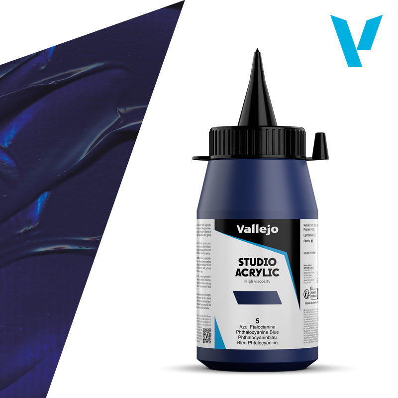 Pintura Acrílica Azul Ftalocianina 500 ml - Bellas Artes