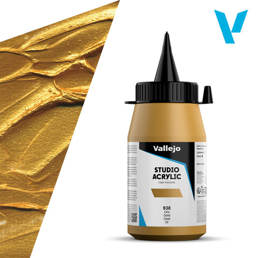 Pintura Acrílica Oro 500 ml - Bellas Artes